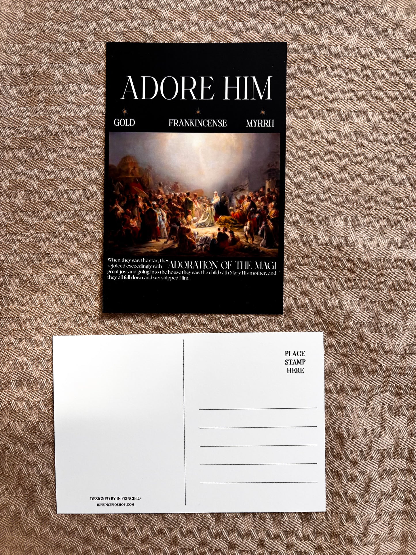 Adoration of the Magi Postcard