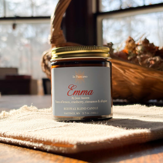 Emma by Jane Austen Mini Candle